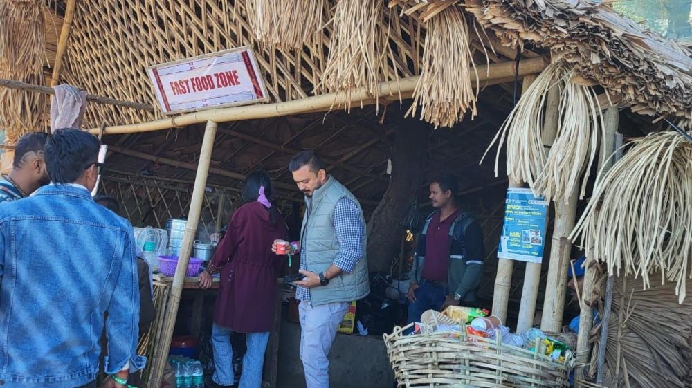 'Fast Food Zone' at the Konyak Morung in Naga Heritage Village, Kisama. (Morung Photo)
